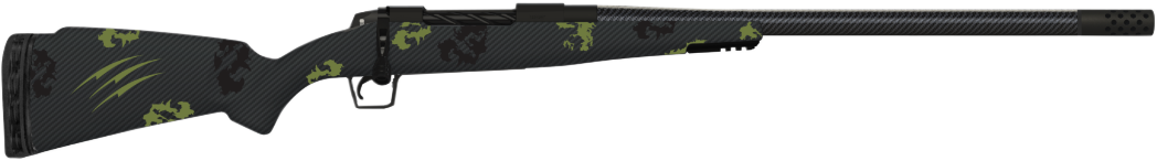 Fierce Firearms Rogue Bolt Action Rifle 308 Winchester 20" Carbon Fiber Barrel Black Cerakote Forest Camo Stock